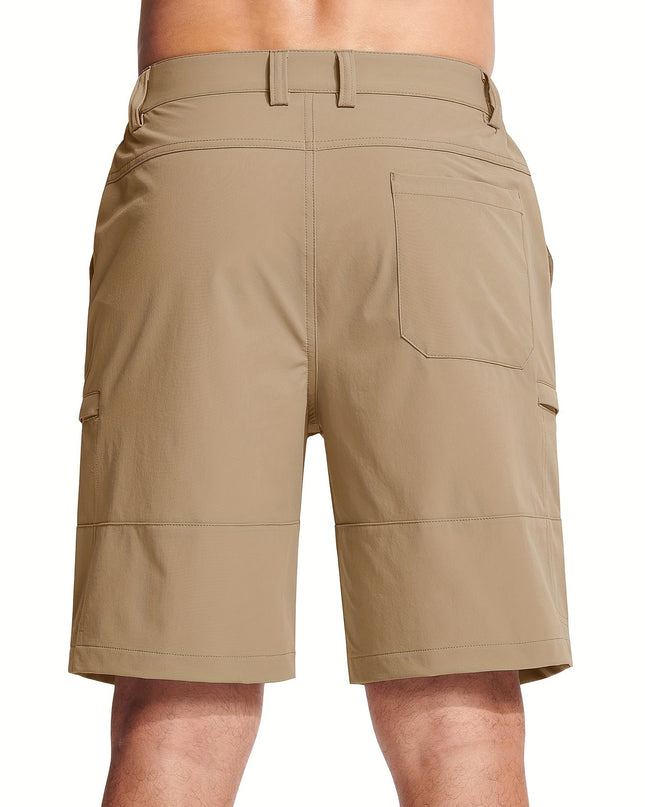 Men's Quick-Dry Hiking Cargo Shorts - Lightweight & Water Resistant