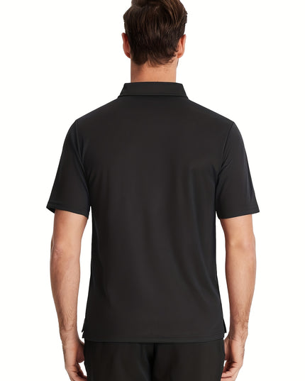 Men's Quick-Dry Polo Shirt - Lightweight, Breathable Sports Top