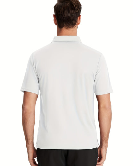 Men's Quick-Dry Polo Shirt - Lightweight, Breathable Sports Top