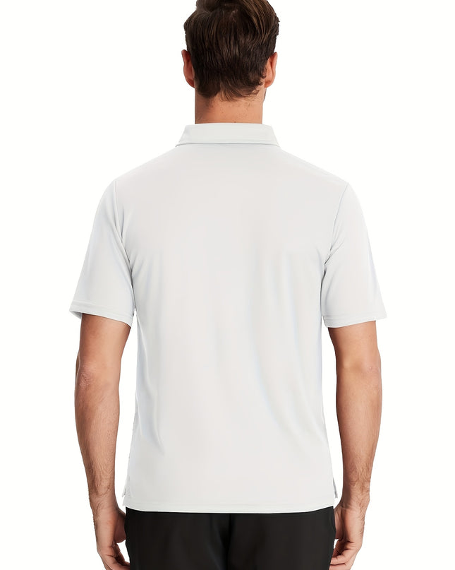 Men's Quick-Dry Polo Shirt - Lightweight, Breathable Sports Top