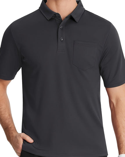Men's Quick-Dry Polo Shirt - Lightweight, Breathable Sports Top