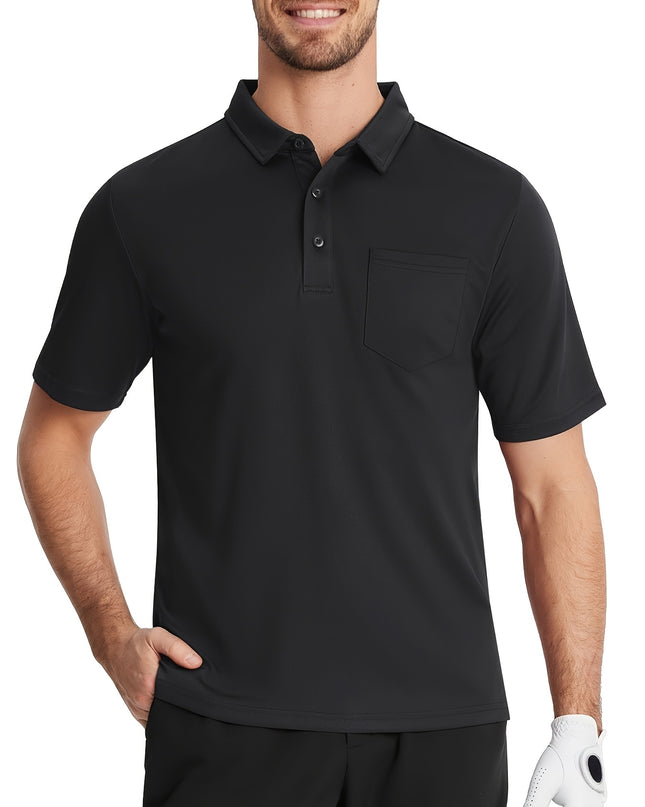 Men's Quick-Dry Polo Shirt - Lightweight, Breathable Sports Top