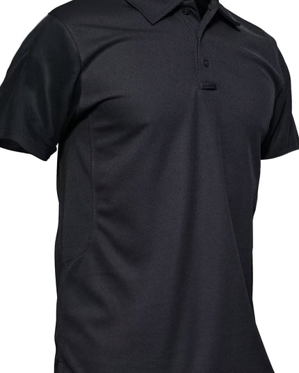 Men's Quick Dry Polo Shirt - Short Sleeve & 3-Button Placket