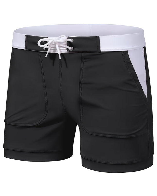 Men's Quick-Dry Swim Trunks - Lightweight, Breathable, Adjustable