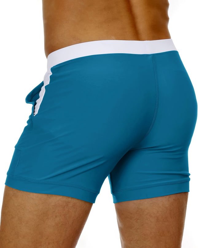 Men's Quick-Dry Swim Trunks - Lightweight, Breathable, Adjustable