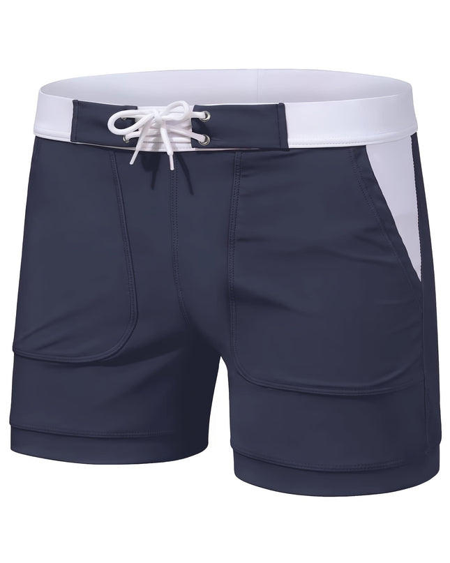Men's Quick-Dry Swim Trunks - Lightweight, Breathable, Adjustable