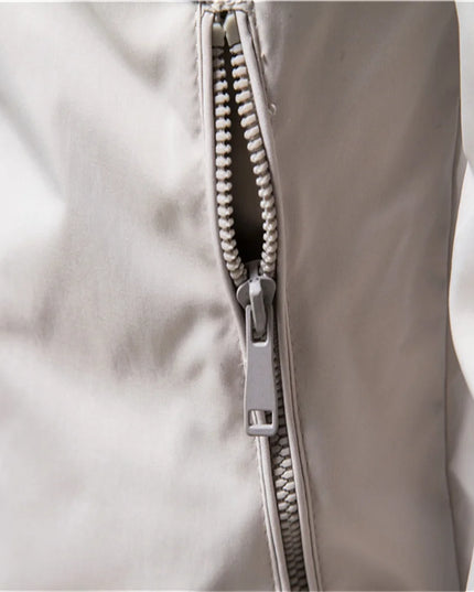 Men's Slim Fit Baseball Jacket - Casual Stand Collar Style