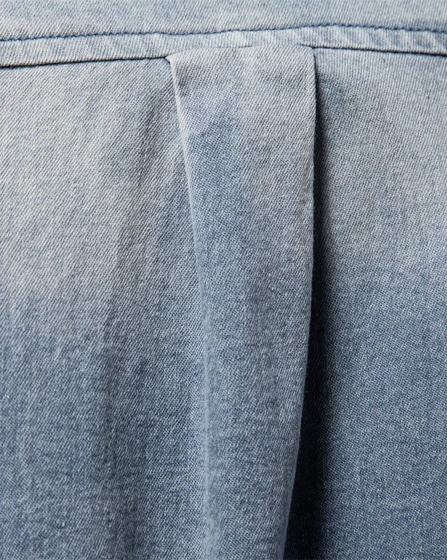 Men's Slim Fit Cotton Denim Shirt - Casual Spring Style