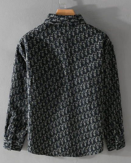 Men's Slim-Fit Long-Sleeved Shirt - Autumn Trendy Business Style