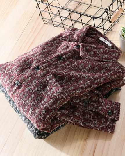 Men's Slim-Fit Long-Sleeved Shirt - Autumn Trendy Business Style