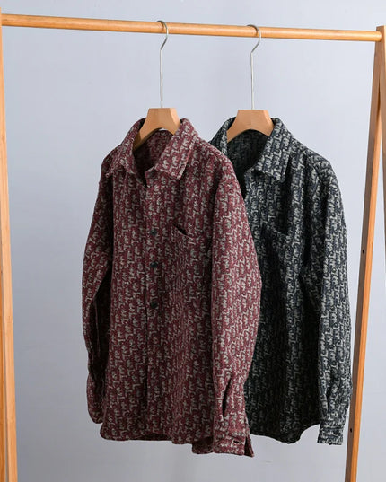 Men's Slim-Fit Long-Sleeved Shirt - Autumn Trendy Business Style