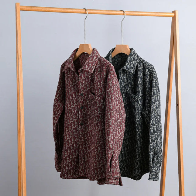 Men's Slim-Fit Long-Sleeved Shirt - Autumn Trendy Business Style
