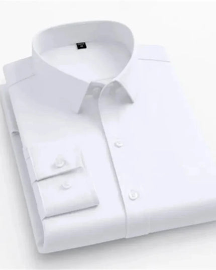 Men's Slim Fit Long Sleeved Shirt - Non-Iron Casual & Business Wear