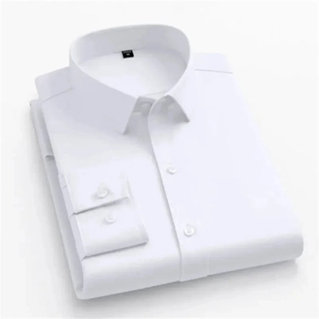 Men's Slim Fit Long Sleeved Shirt - Non-Iron Casual & Business Wear