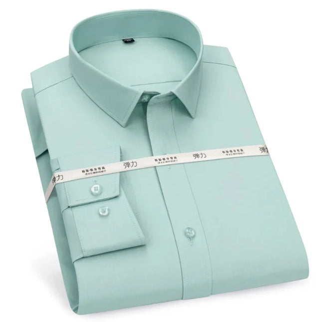 Men's Slim Fit Long Sleeved Shirt - Non-Iron Casual & Business Wear
