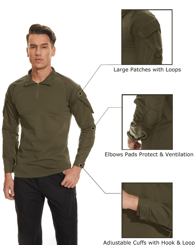 Men's Sports Long-Sleeved Top - Lightweight & Breathable Design