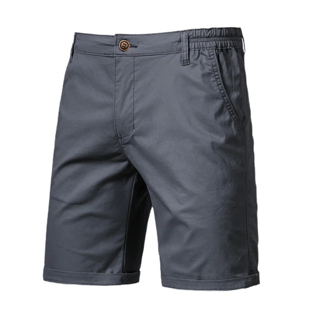 Men's Summer 100% Cotton Casual Shorts - 10 Colors Available