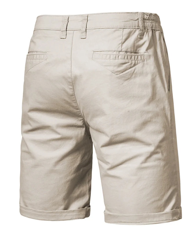 Men's Summer 100% Cotton Casual Shorts - 10 Colors Available