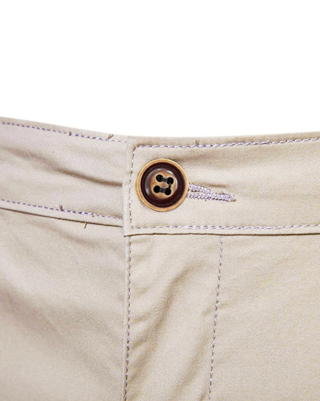 Men's Summer 100% Cotton Casual Shorts - 10 Colors Available