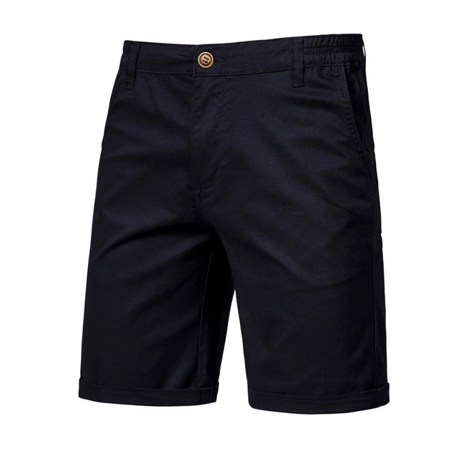 Men's Summer 100% Cotton Casual Shorts - 10 Colors Available