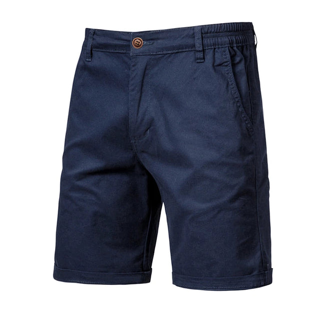 Men's Summer 100% Cotton Casual Shorts - 10 Colors Available