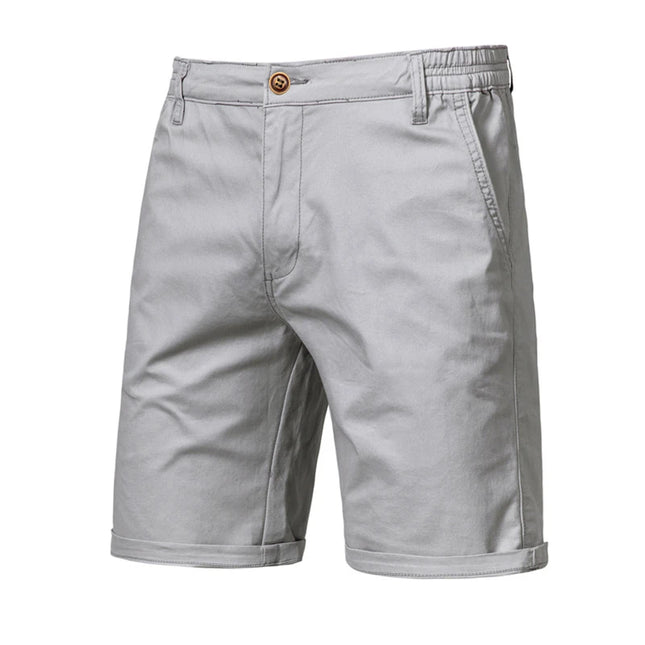 Men's Summer 100% Cotton Casual Shorts - 10 Colors Available