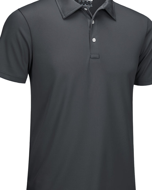 Men's Summer Sports Polo - Lightweight, Moisture-Wicking Comfort