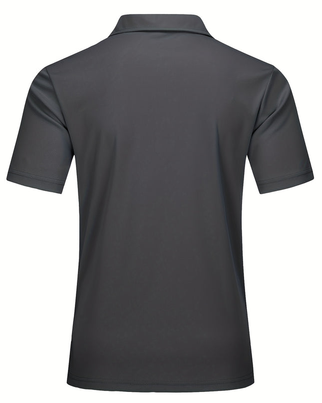 Men's Summer Sports Polo - Lightweight, Moisture-Wicking Comfort