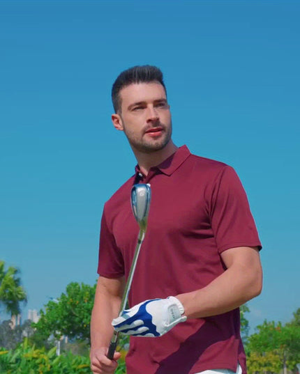 Men's Summer Sports Polo - Lightweight, Moisture-Wicking Comfort
