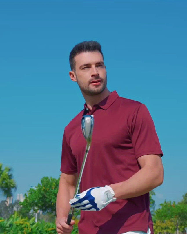 Men's Summer Sports Polo - Lightweight, Moisture-Wicking Comfort