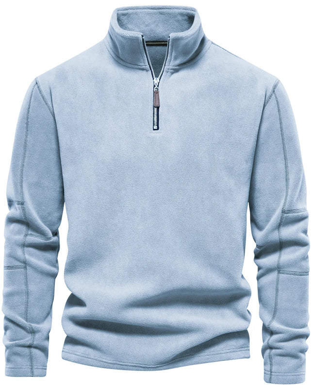 Men’s Thicken Fleece Jacket - Warm Pullover for Autumn