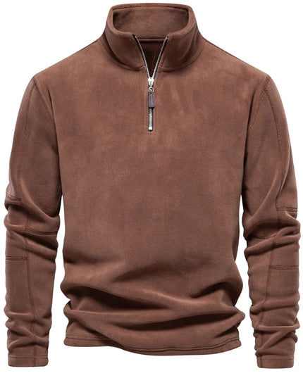 Men’s Thicken Fleece Jacket - Warm Pullover for Autumn