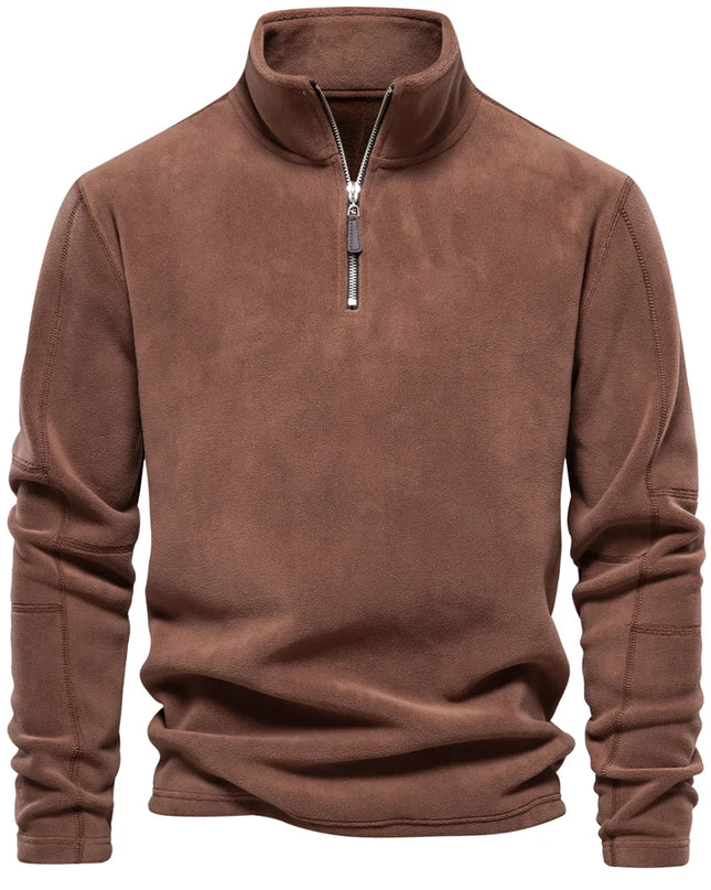 Men’s Thicken Fleece Jacket - Warm Pullover for Autumn