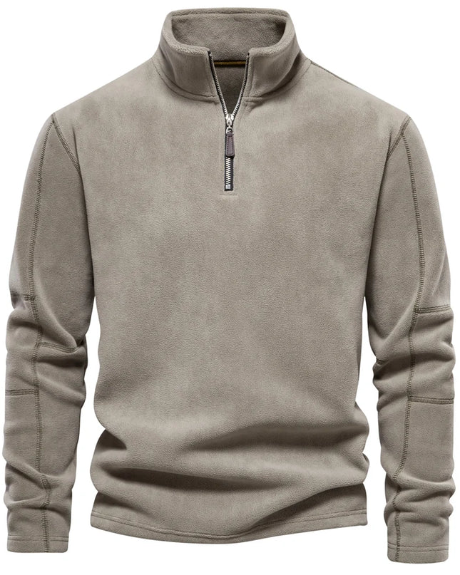 Men’s Thicken Fleece Jacket - Warm Pullover for Autumn