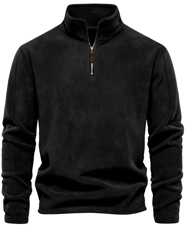Men’s Thicken Fleece Jacket - Warm Pullover for Autumn