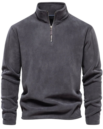 Men’s Thicken Fleece Jacket - Warm Pullover for Autumn