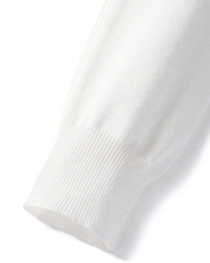 Men's V-Neck Sweater - Ultra-Soft Knit for Casual Wear