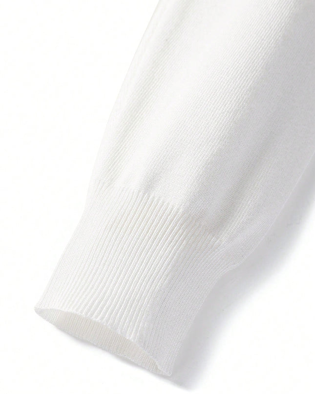 Men's V-Neck Sweater - Ultra-Soft Knit for Casual Wear