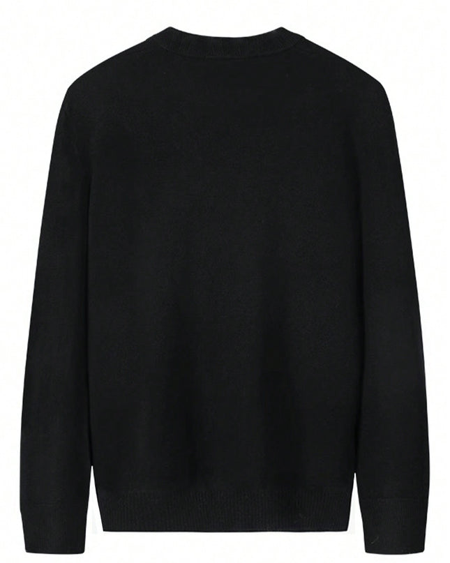 Men's V-Neck Sweater - Ultra-Soft Knit for Casual Wear