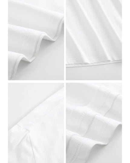 Men's White Short-Sleeved T-Shirt - Lightweight, Stylish Comfort