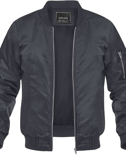 Men's Windproof Sports Jacket - Lightweight & Multi-Pocket Design