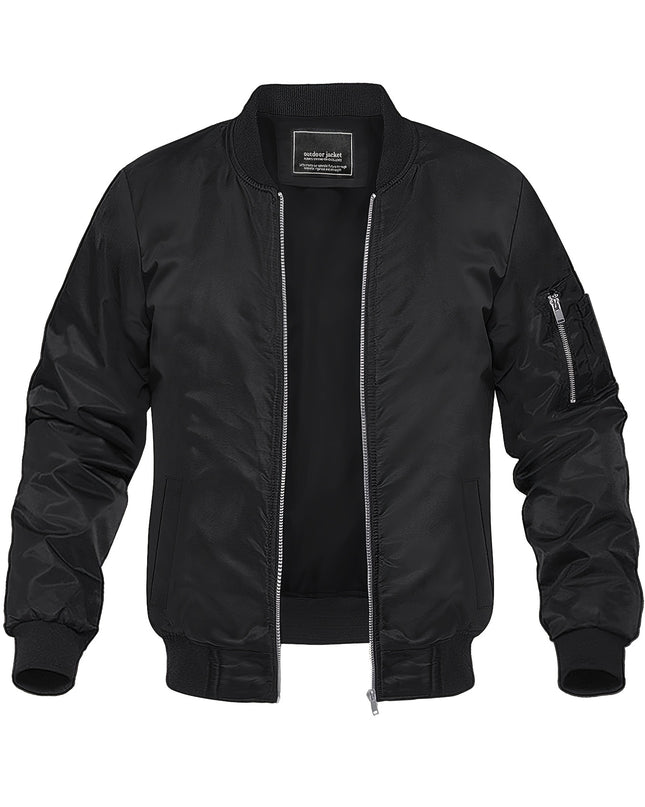 Men's Windproof Sports Jacket - Lightweight & Multi-Pocket Design