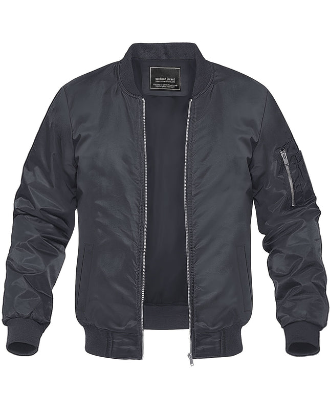 Men's Windproof Sports Jacket - Lightweight & Multi-Pocket Design