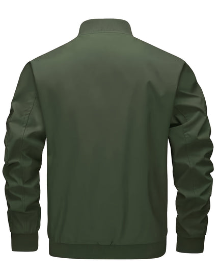 Men's Windproof Sports Jacket - Lightweight & Multi-Pocket Design