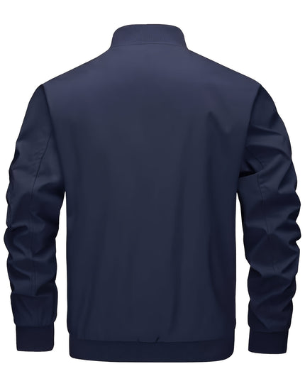 Men's Windproof Sports Jacket - Lightweight & Multi-Pocket Design
