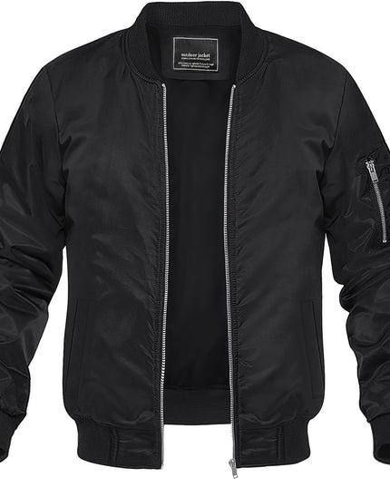 Men's Windproof Sports Jacket - Lightweight & Multi-Pocket Design