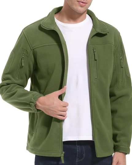 Men's Winter Jacket - Multi-Pocket, Warm Stand Collar Coat