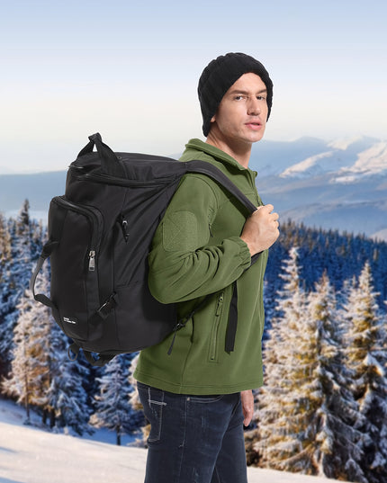 Men's Winter Jacket - Multi-Pocket, Warm Stand Collar Coat