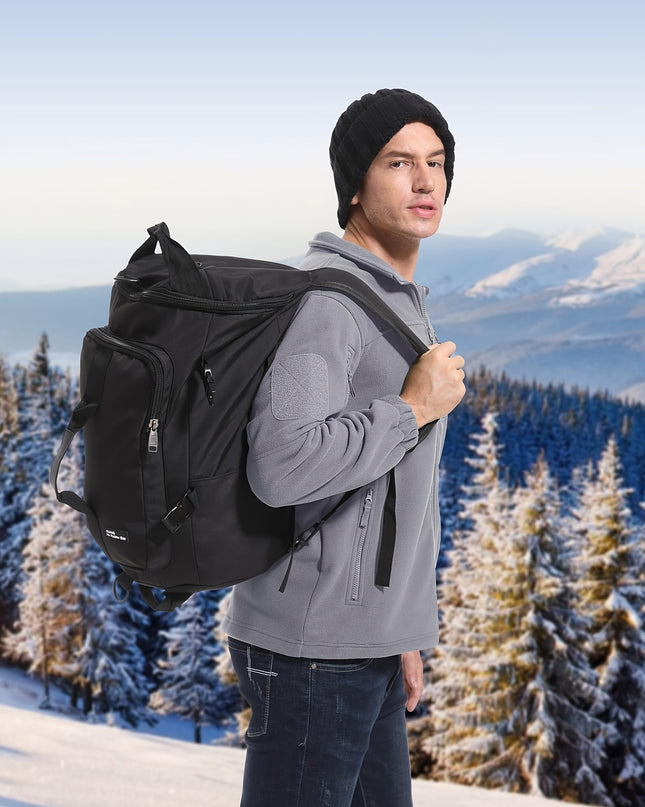 Men's Winter Jacket - Multi-Pocket, Warm Stand Collar Coat