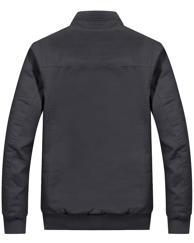 Men's Winter Jacket - Thick, Windproof, Fleece-Lined Design